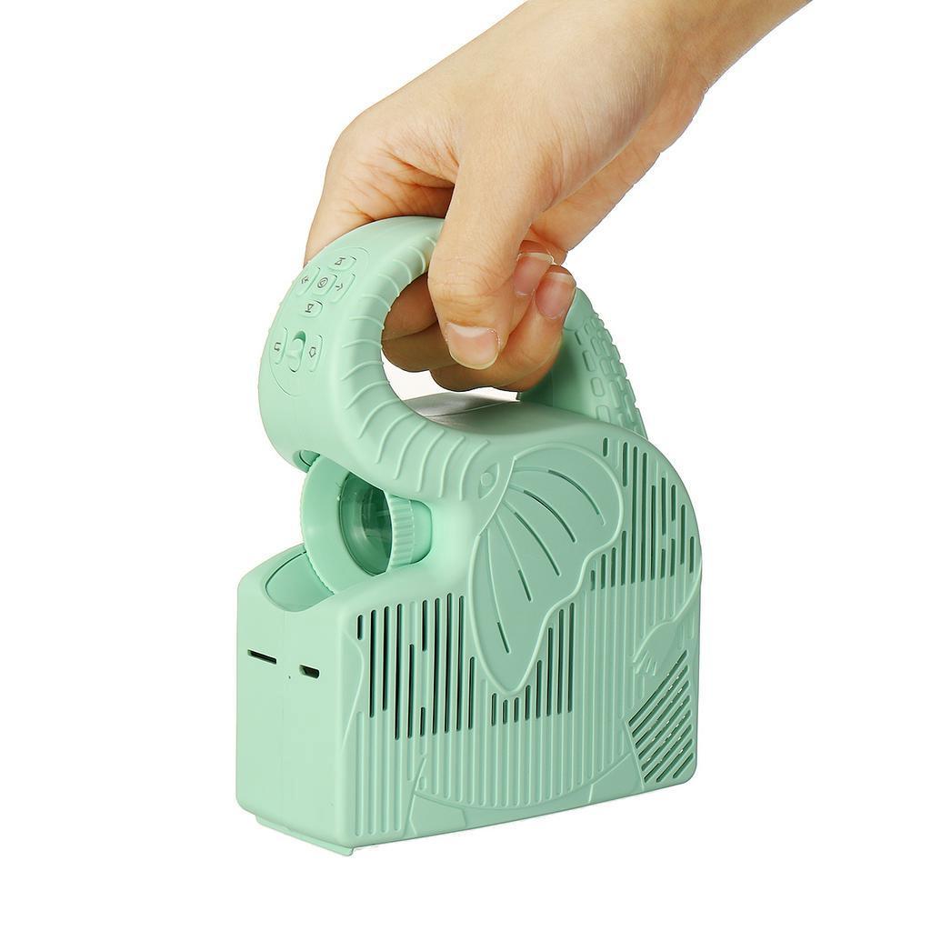 Handheld Rechargeable Kids Mini Projector Elephant Projector Early Childhood Educational Toy Machine Home Media Player Child