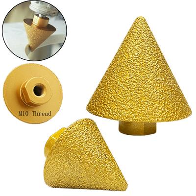 M10 Cone Carve Grinding Wheel for Edge Finishing of Exposed Holes