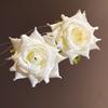 French Style Floral Stud Earrings Cloth Drop Earrings Elegant Rose Flower Earrings  Girls