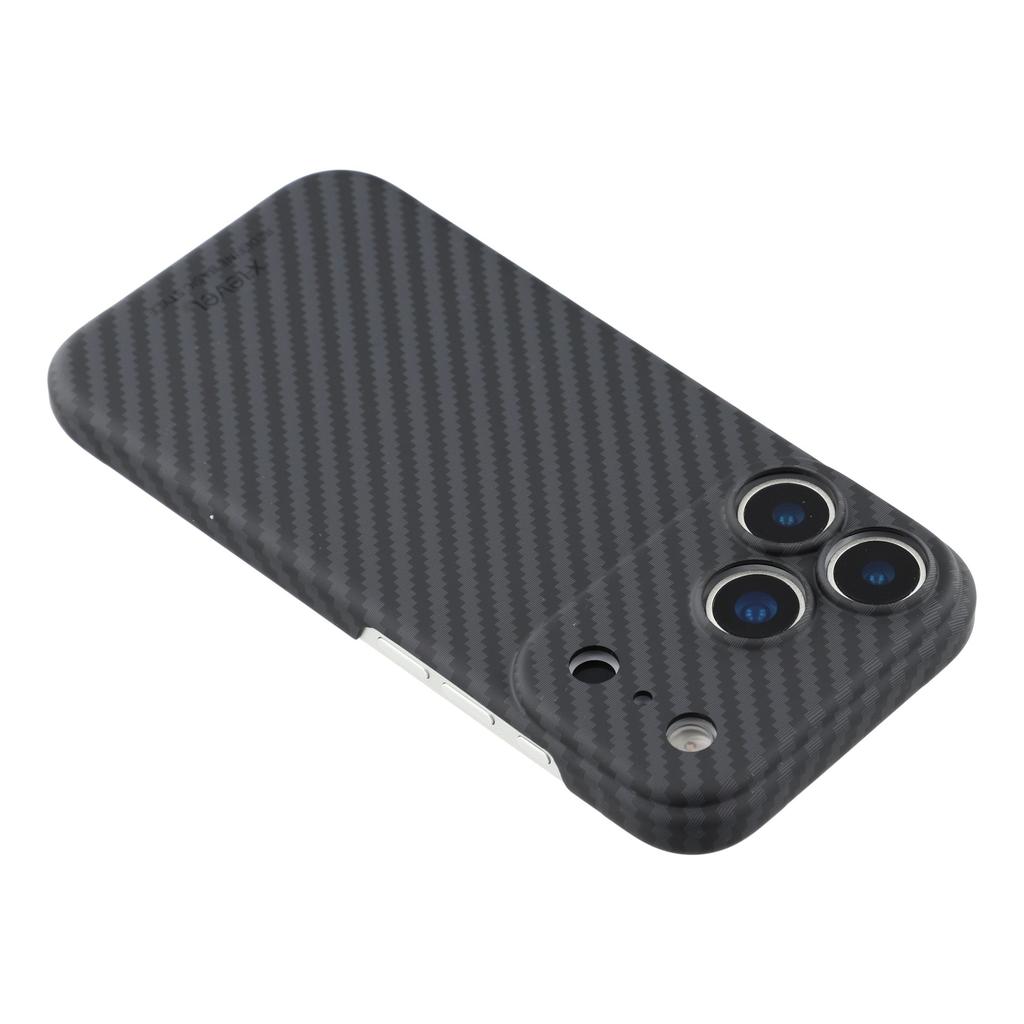 X-LEVEL For iPhone 17 Pro Magnetic Case Carbon Fiber Texture Ultra-Thin PC Hard Phone Cover
