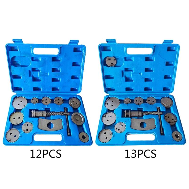 12pcs/13pcs Heavy Duty Brake Caliper Compressor Tool Set Compressor Rewind Tool for Most Vehicle Car Disc Brake Caliper