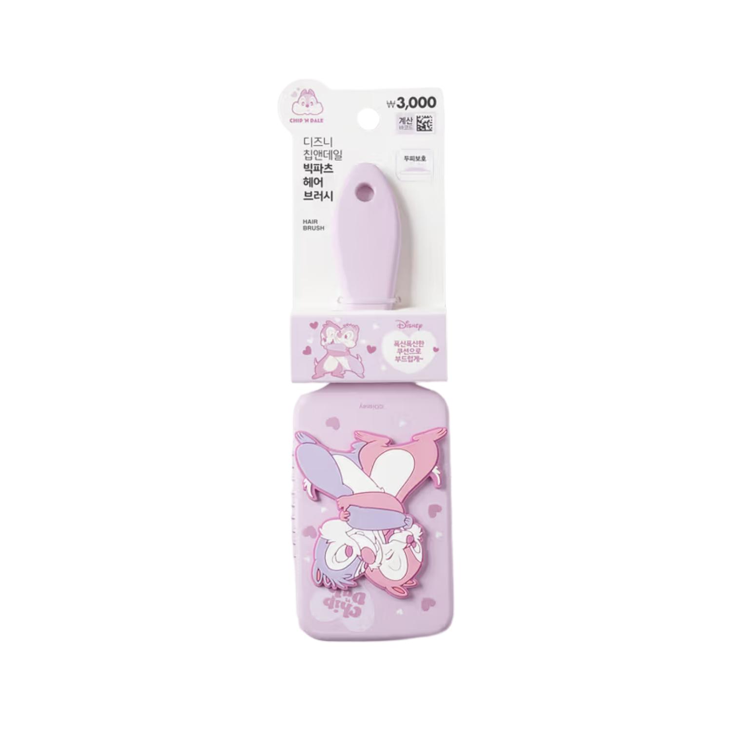 

daiso korea Chip n Dale hair brush рожевий