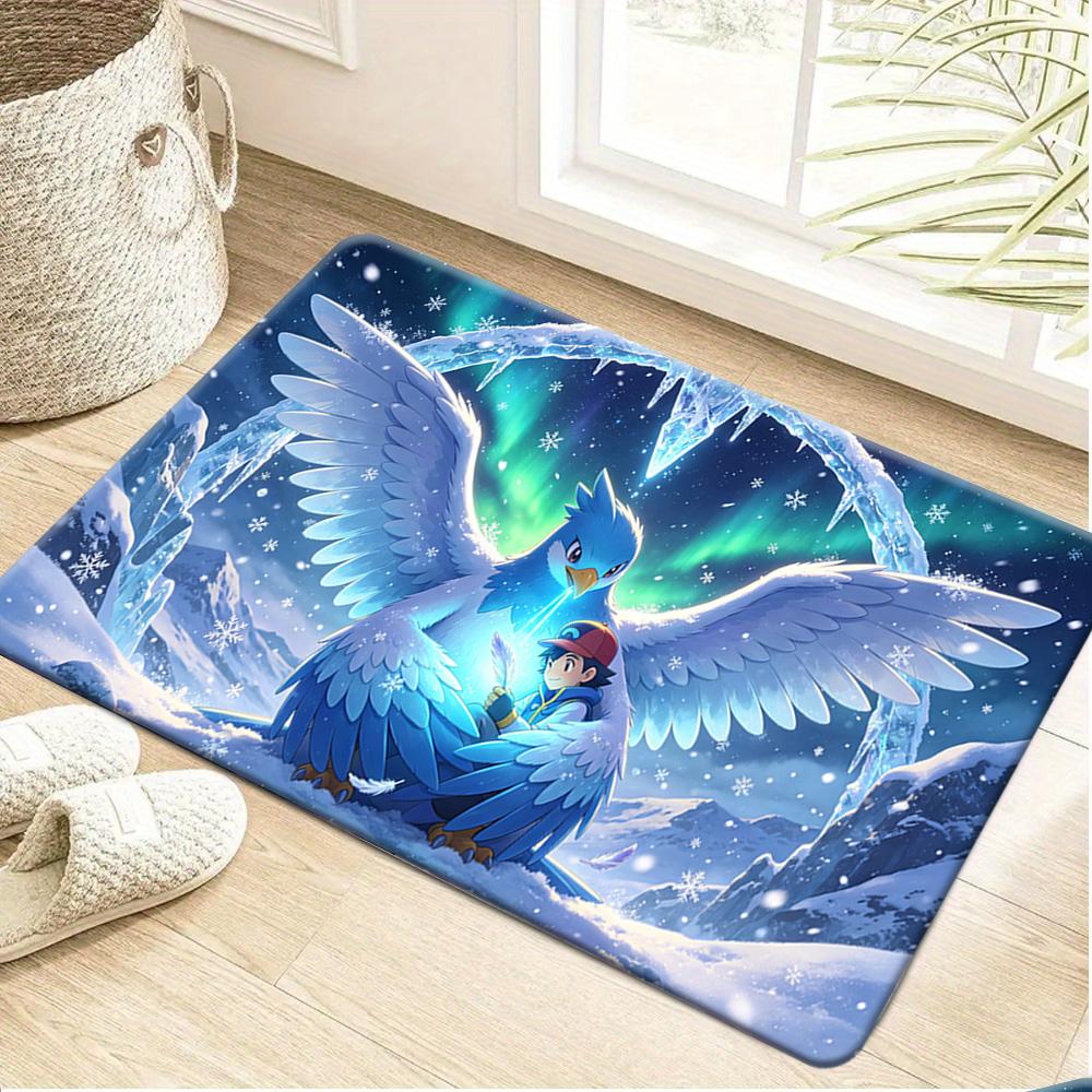 Pokemon Cute Starters Group Print Non-Slip Doormat Floor Mat 40x60cm