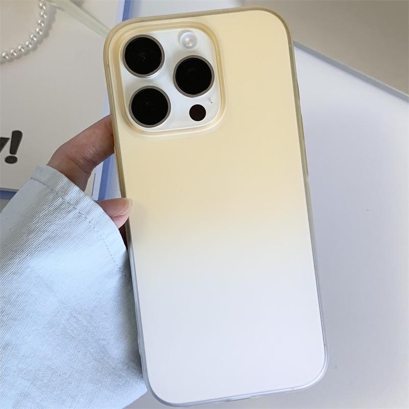 Gradient Skin Feel iPhone 16 Pro Max Case for Apple 17 Frosted, Compatible with 15/14, 13/12 Models.
