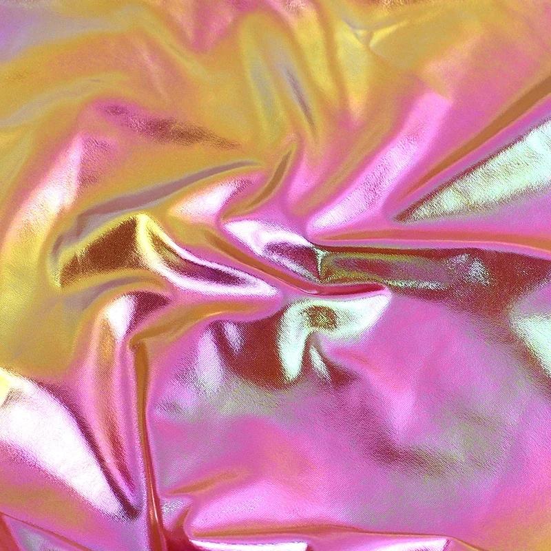 45/90*145cm DIY Nähzubehör Glitzer Spandex Stretchstoffe Farbiges Elastisches Nähgewebe Kleider Cosplay Dekorationsstoff