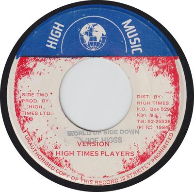 7inch Record JOE HIGGS  CHRISTINE VIRGO  World Upside Down  Find Love Again NONE High Music 1984 Jamaica Reggae Ska  Dub Used
