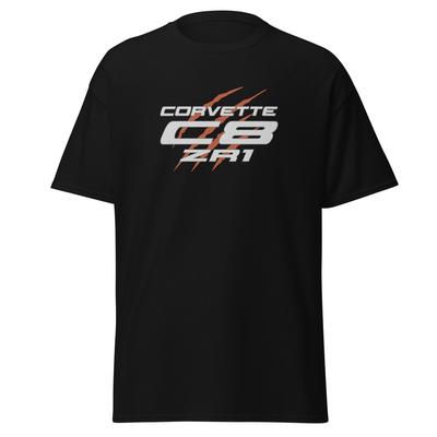 Premium T-shirt voor Chevrolet Corvette C8 ZR1 Autoliefhebbers Verjaardagscadeau