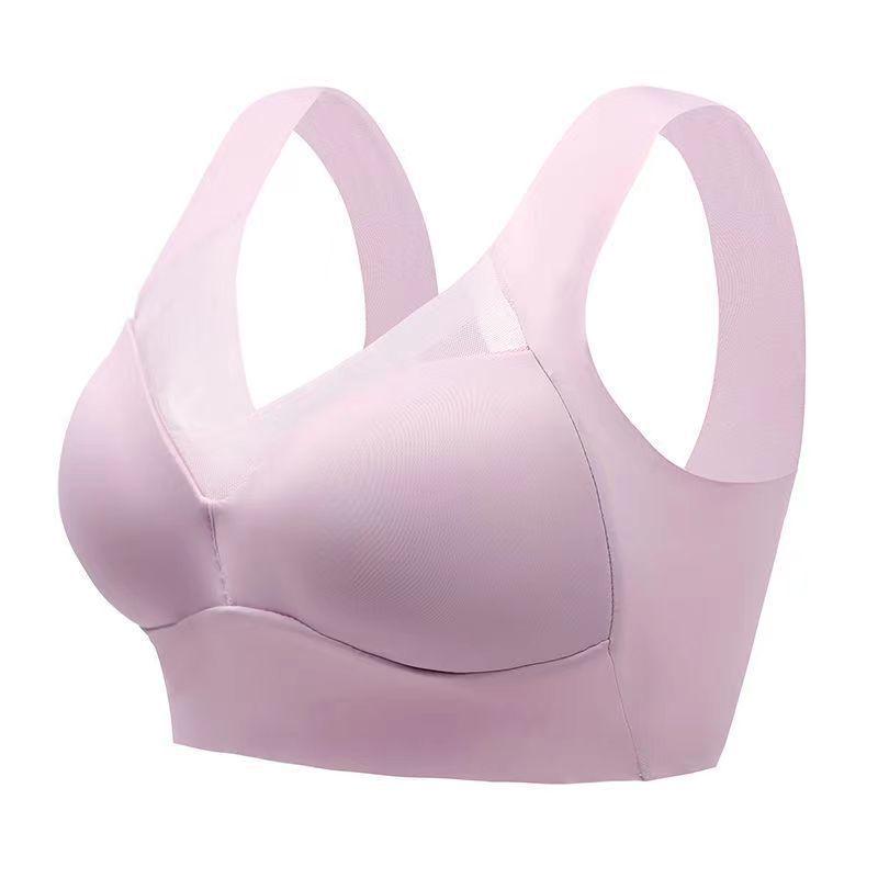 

Seamless Ice Silk Sports Bra: Wire-Free Women s Lift, Support & Anti-Sagging Design 3XL [140-160 lbs]