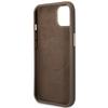 Guess Guhmp14Mu4Gprw Iphone 14 Plus / 15 Plus 6.7 Brązowy/Brown Hard Case 4G Logo Plate Magsafe