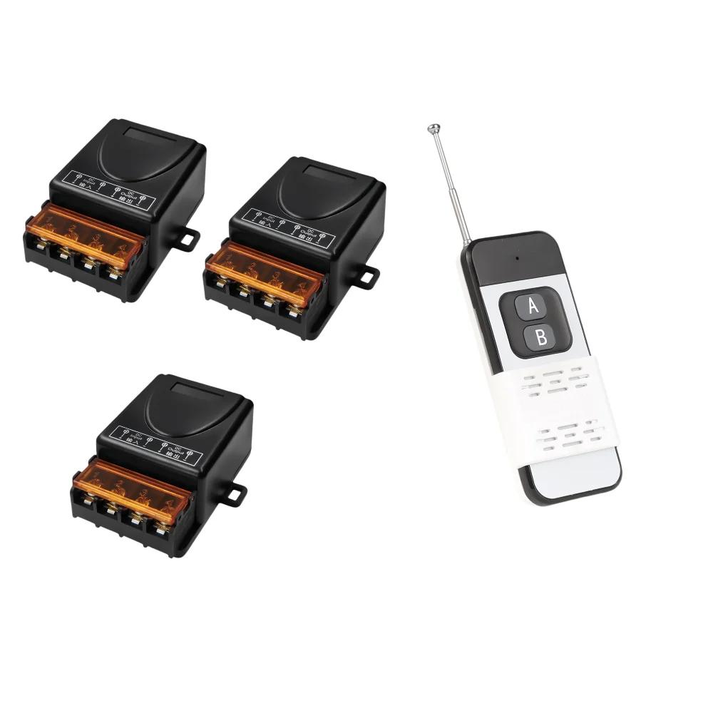 433Mhz Wireless Remote Control Switch DC 12V 72V 30A High Power RF Relay Module 1000m Remote for Fan Light Pump Switch Smart Home DIY Devices