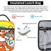 Taiko No Tatsujin Lunch Bag  Vintage Lunch Box For Girl Boy  School Cooler Bag Waterproof Tote Food Bags