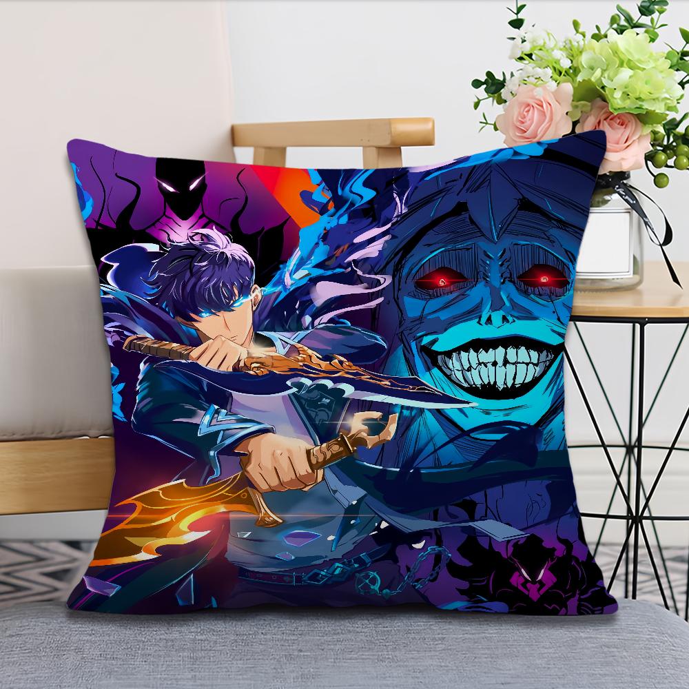 blood Hot soft Season2 Comfortable Pillow Case for Sofa Living Room Home office Decor Anime and Solo Leveling Protective  Covers