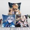 Fleurdelys Anime Game WWuthering Waves Pillow Case Fashion Square Pillowcase Bedroom Sofa Room Ins Decoration Leisure