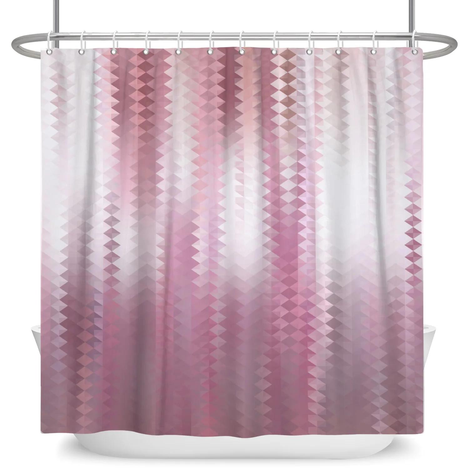 

Gradual Change Shower Curtain Monochrome Abstract Smudging Polyester Waterproof Shower With Hook Bathroom Bath Water Curtain W60H190(CM)-1 Pcs