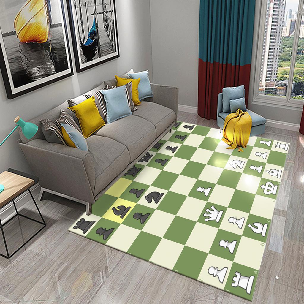 Small Rug Bedroom Living Room Floor Mat Non-slip Rug Chess Flying Chess Rug Game Mat Children's Rug