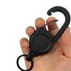 1Pcs Anti-theft Metal Easy-to-pull Buckle Rope Elastic Keychain Sporty Retractable Key Ring Anti Lost Yoyo Ski Pass ID Card