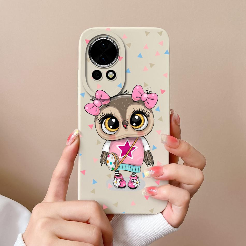 For Huawei Nova 12 Pro Ultra Phone Case Love Heart Liquid Silicone Camera Protection Back Cover For Huawei Nova12 12Pro 12Ultra
