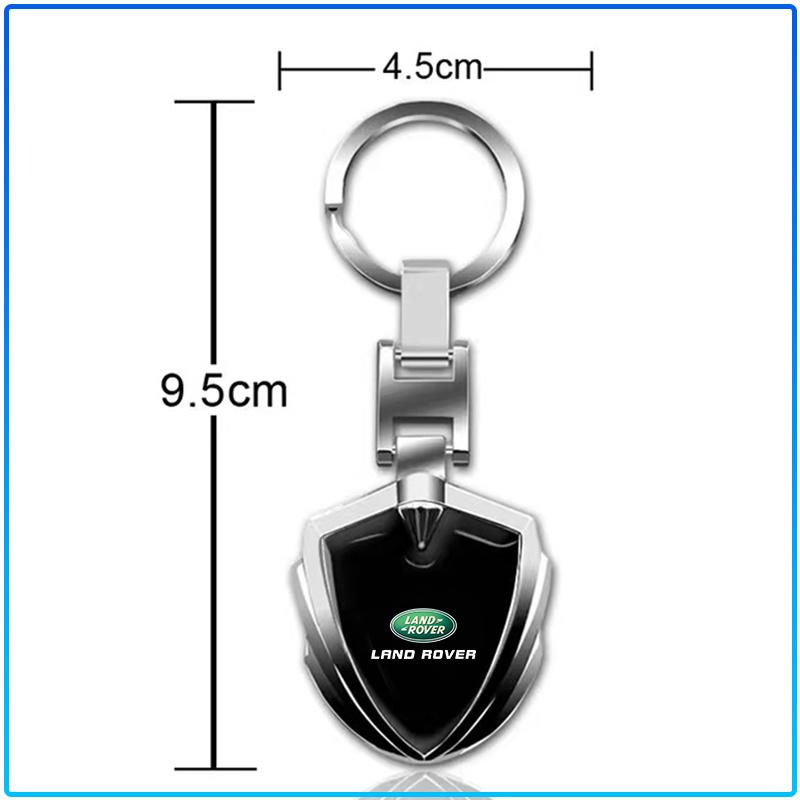 3D Metall Auto Styling Schlüsselanhänger Schlüsselring Schlüsselhalter Styling Auto Zubehör Für Land Rover Freelander L319 L462 Range Sport L322 Discovery 2 3 4 5