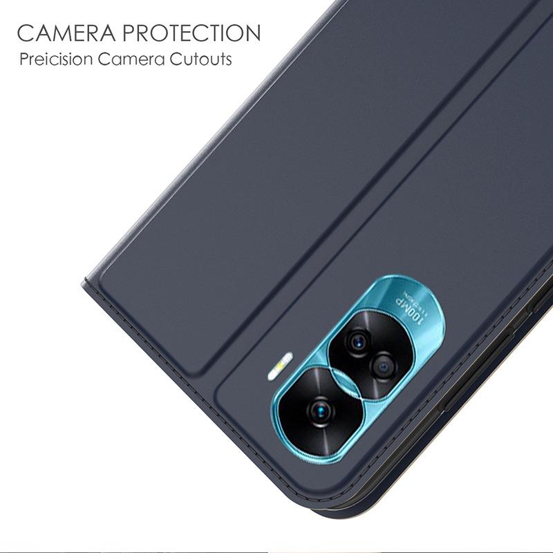 For Honor 90 Lite 5G/X50i 5G Phone Cover Card Slot PU Leather Foldable Stand Flip Phone Case