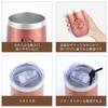 A popular and cute stainless steel tumbler with vacuum 350ml keeps drinks hot or making it a great birthday gift for Day gift for and A practical and
