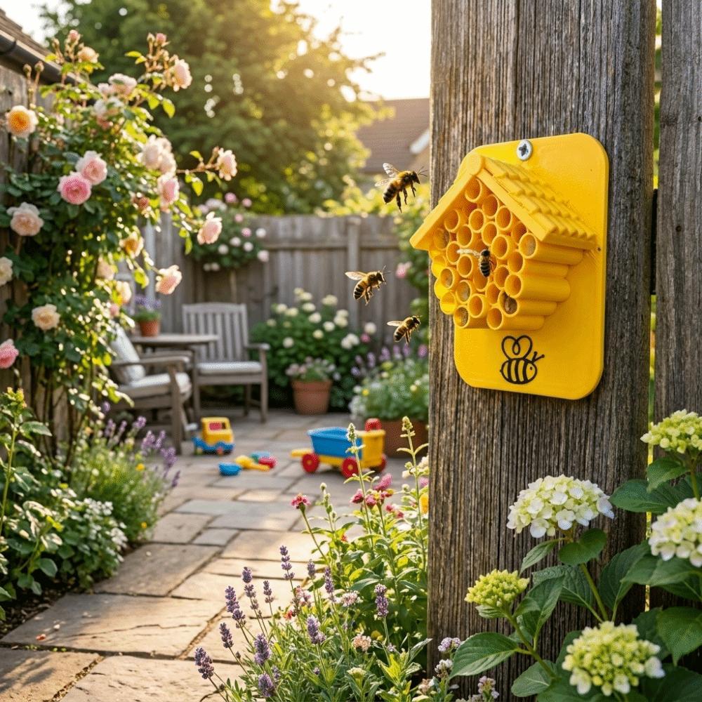Umweltfreundliches Bienenhotel Sicherer Hafen Bienen Nisthäuser Dekorative Garten Bienenhaus Wildbienen