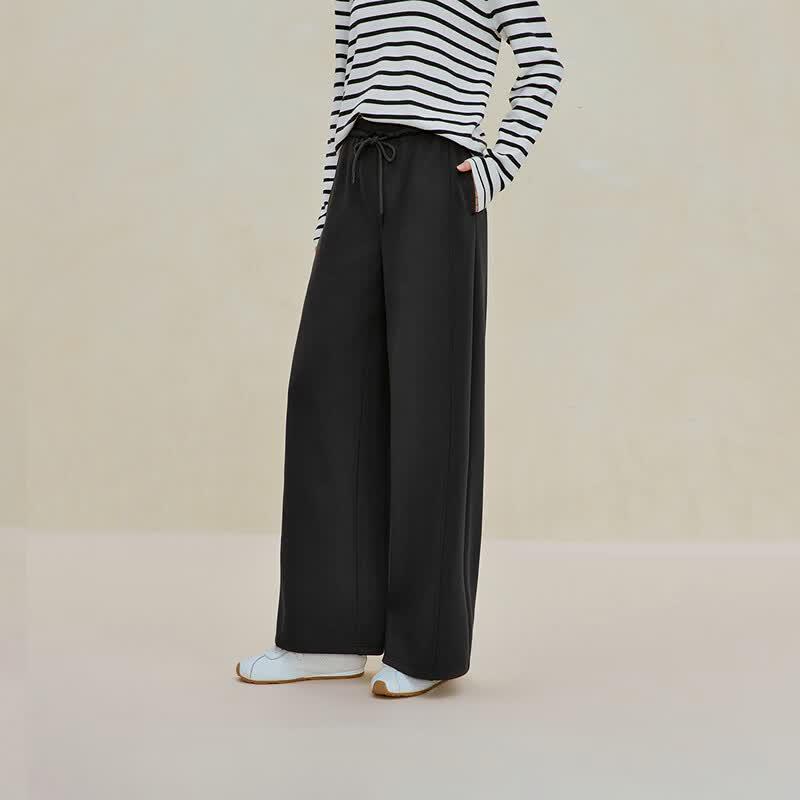 INMAN Women's Relaxed Wide-Leg Casual Pants