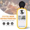 Precision Digital Alcohol Refractometer ATC Alcohol Tester 0-80% Spirit Alcohol Meter 0-50% Beer Grape Wine Refracto Meter
