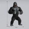 Realistic Pvc Gorilla Model Figurine For Educational Display And Forest Protection