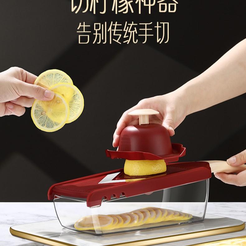 Adjustable Mandoline Ultra Sharp V-blade Vegetable Slicer with Container,Slicer Vegetable Cutter,julienne Slicer, Potato Slicer