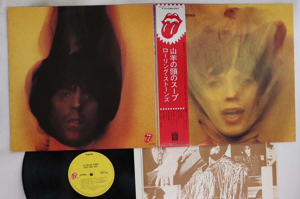 LP Record ROLLING STONES - Goats Head Soup P8374S ROLLING STONES 1974 Japan Obi Rock Used