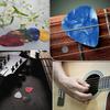 30pcs Celluloid Guitar Pick ABS Plectrums for Acoustic Electric Bass Ukulele String Instrument Music Performance Accessories XJM