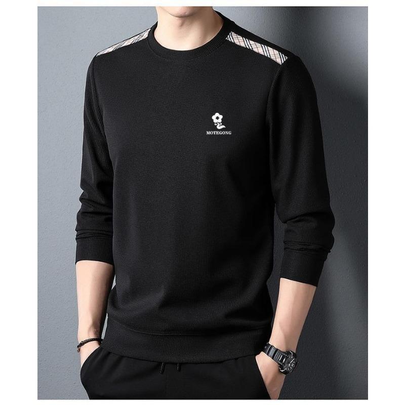 

Осенняя новинка для молодых мужчин, футболка с принтом, с длинными рукавами, рубашка-бомбер, модная мужская толстовка с длинными рукавами XXXXL