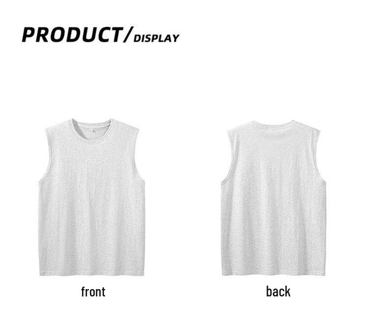 2026 Combed Compact Cotton Mercerized Vest 220g