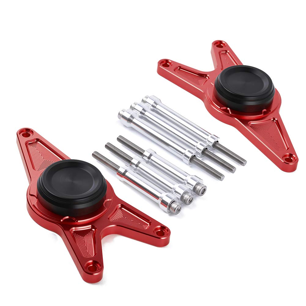 [SUKI RACING] Aluminum Alloy Engine Slider Engine Guard Engine Protector for CBR250R 2011-2015 (Red)