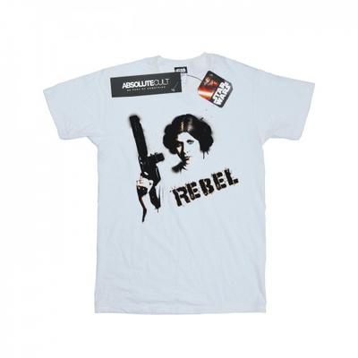 Camiseta masculina Princesa Leia Rebelde