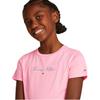 Tommy Hilfiger Girls Script Crew Neck Slim T-Shirt