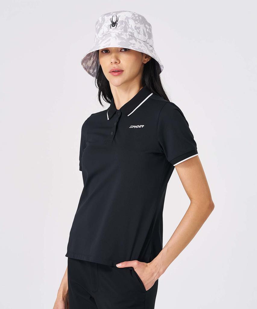 SPYDER Women'S Collared T-Shirt Spkmcnts352Wblk