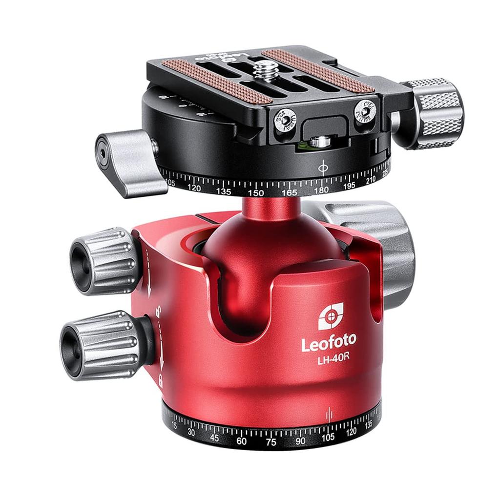 Leofoto Domestic Regular Imported Product Waterproof Full Red Carbon Tripod LA-324CL+LH-40R (FR) /