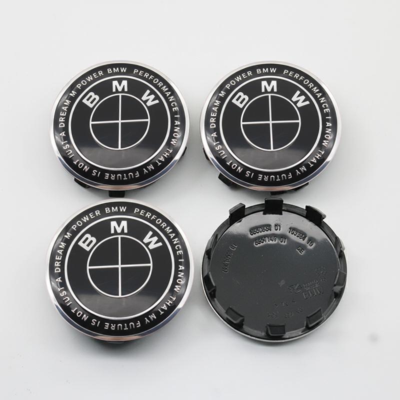 ABZ1 1/4/7Pcs Car Wheel Hub Center Cover Steering Wheel Center Sticker Auto Front Hood Trunk Logo For BMW M Logo X6 G01 E84 X1 X3 X2