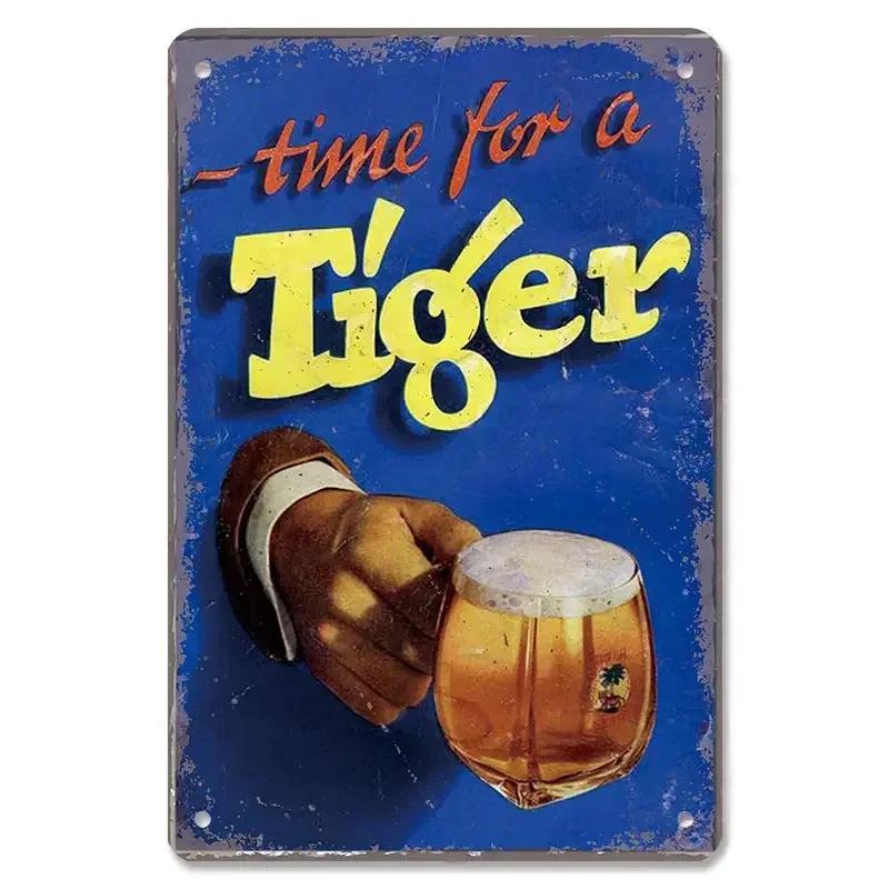 Famous Beer Brand Poster Metal Tin Sign Retro Belgian Dutch Beers Metal  for Bar Pub Club Man Cave Room Plaque Wall Art Decor