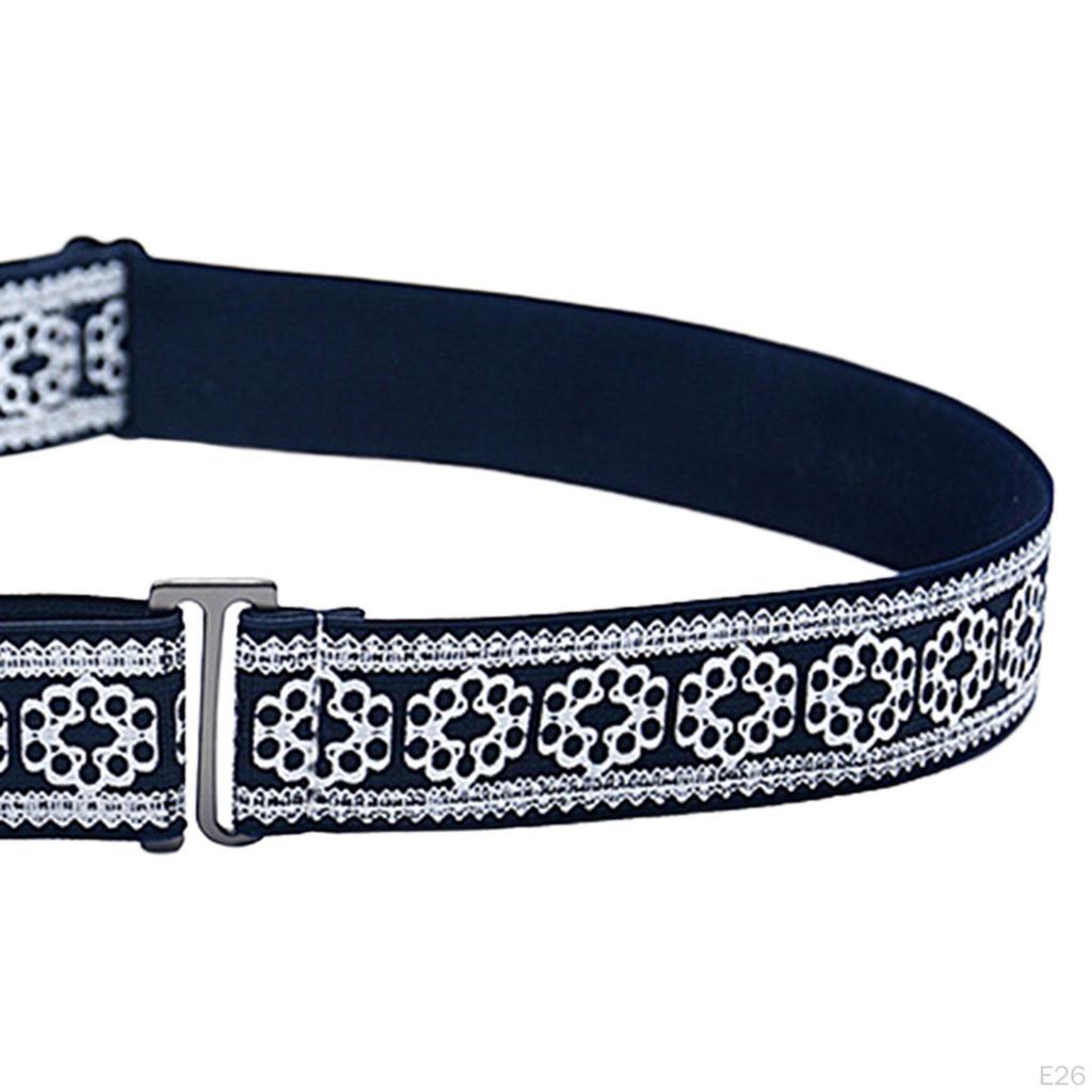 Belt for Women, Invisible Belt, Comfortable Elastic Waistband, Belts with Flat Buckle.