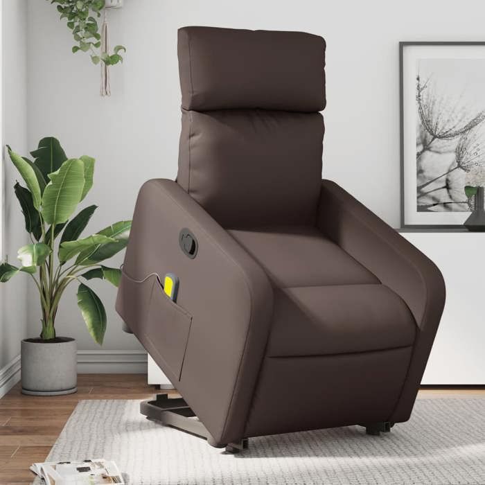 VidaXL Reclining Massage Armchair, Relaxation Chair with Adjustable Backrest and Footrest, Salon Seat Room of 3206758