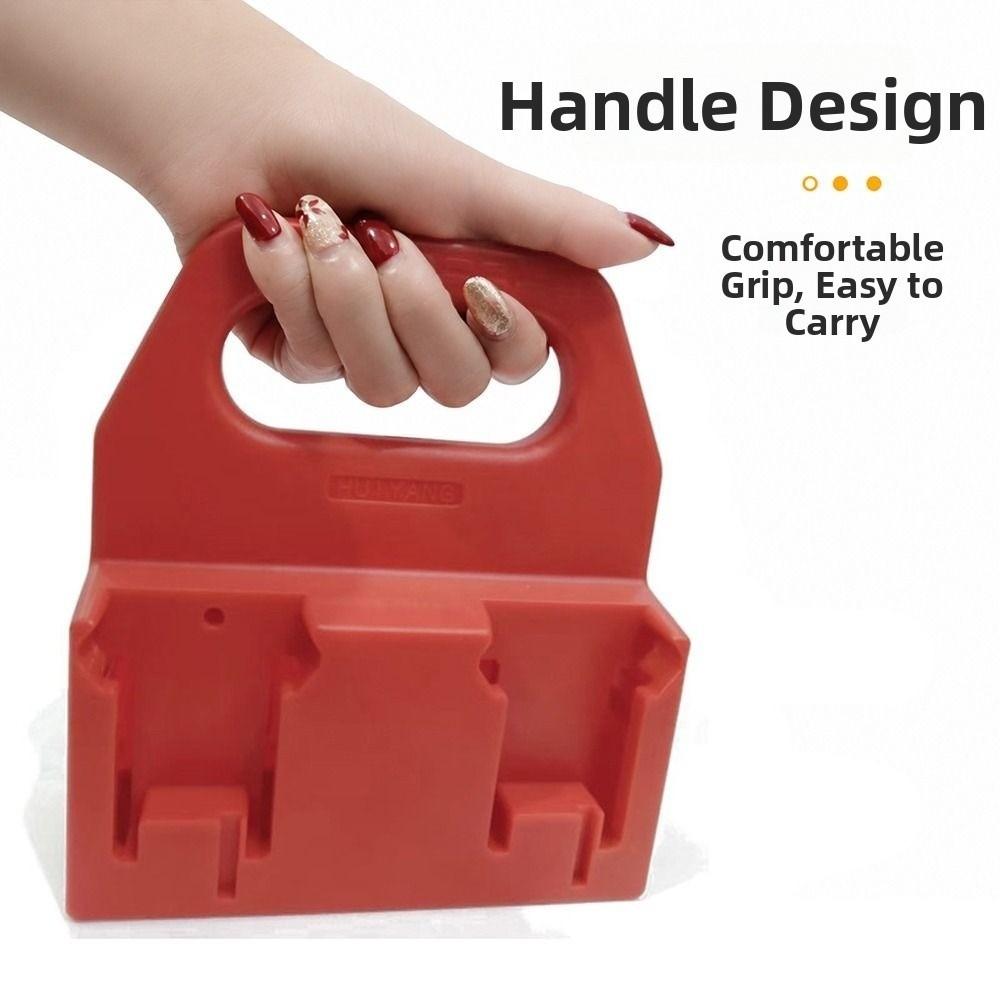 Fixing Devices Battery Portable Stand 4 Slots Battery Tool Holder Base for Milwaukee 18V Home