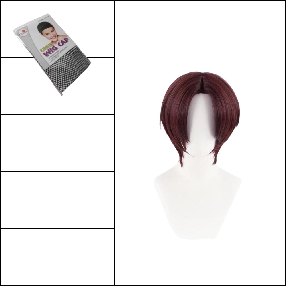 Hayato Suo Anime Αντιανεμικό Cosplay WINBRE Κοστούμι Περούκα Σχολική Στολή Αποκριάτικο Πάρτι Κοστούμι