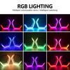 2pcs 5D Led Crystal Angel Eyes Led Angel Eyes Halo Rings 2.5" 3" Car RGB Projector Lens Masks Car Accessories App Control DRL