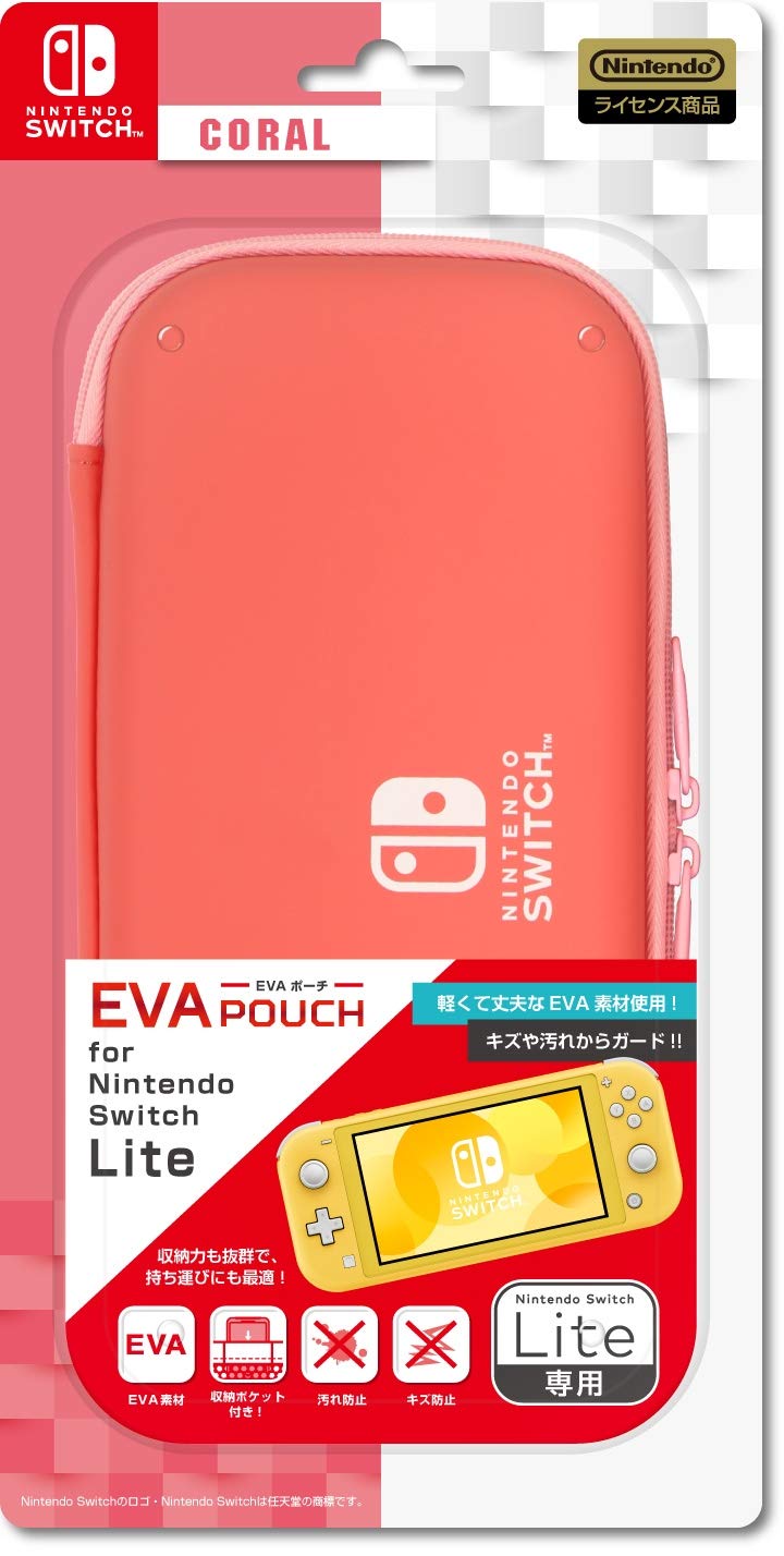 

Официально лицензированный чехол для Nintendo Switch Lite Чехол для Nintendo SWITCH Lite Switch [Продукт Nintendo] EVA (коралловый) - коралловый