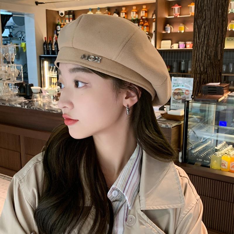 

Осенне-зимняя шапка, Детская металлическая азбука, Берет, Шляпа художника дубильная кора