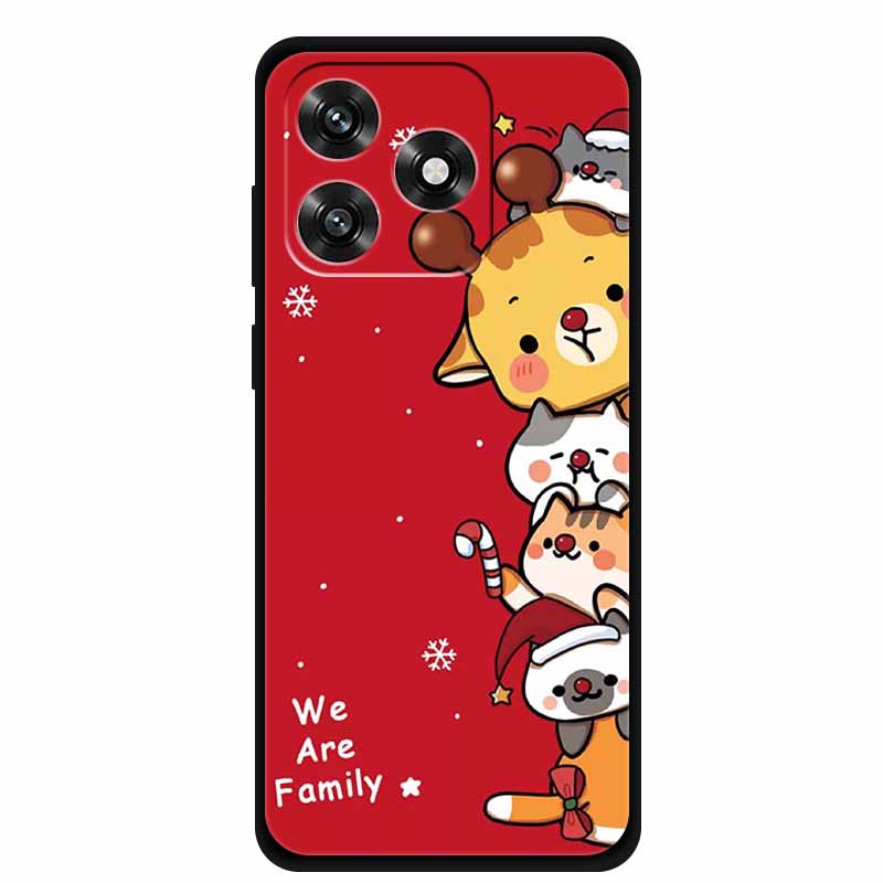 Christmas Phone Cases For Honor X5C Plus Soft Silicone Back Cover Christmas Tree for Honor Play10A 4G Protective Case Honor X5C