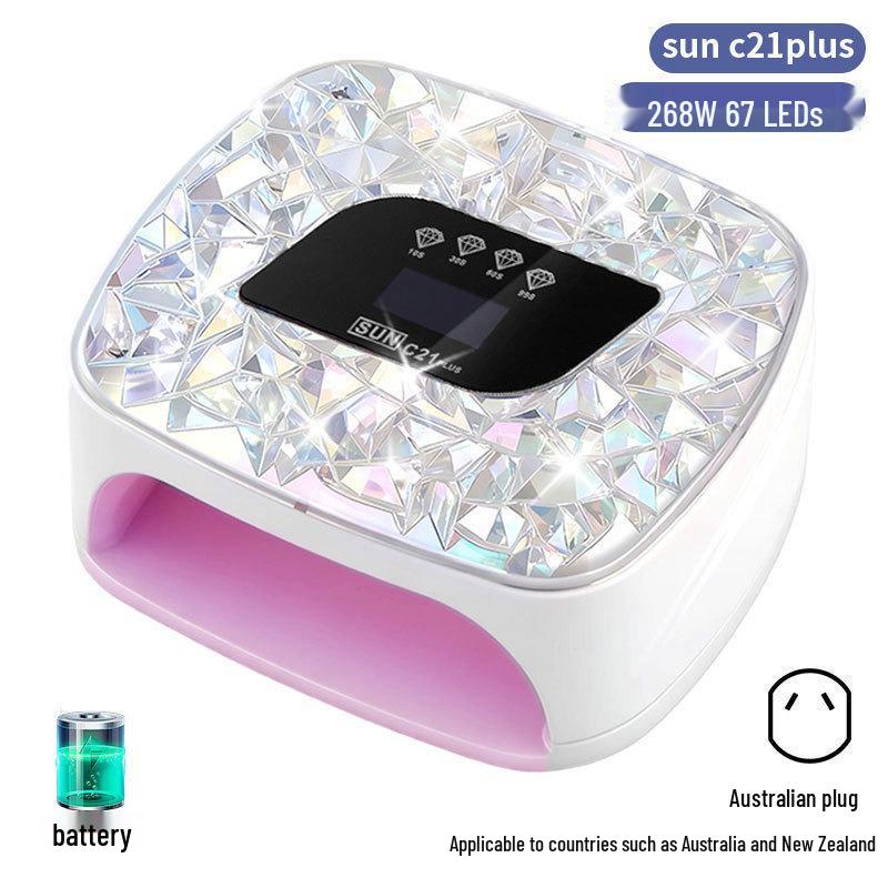256W High Power UV/LED Dual Light Nail Curing Lamp