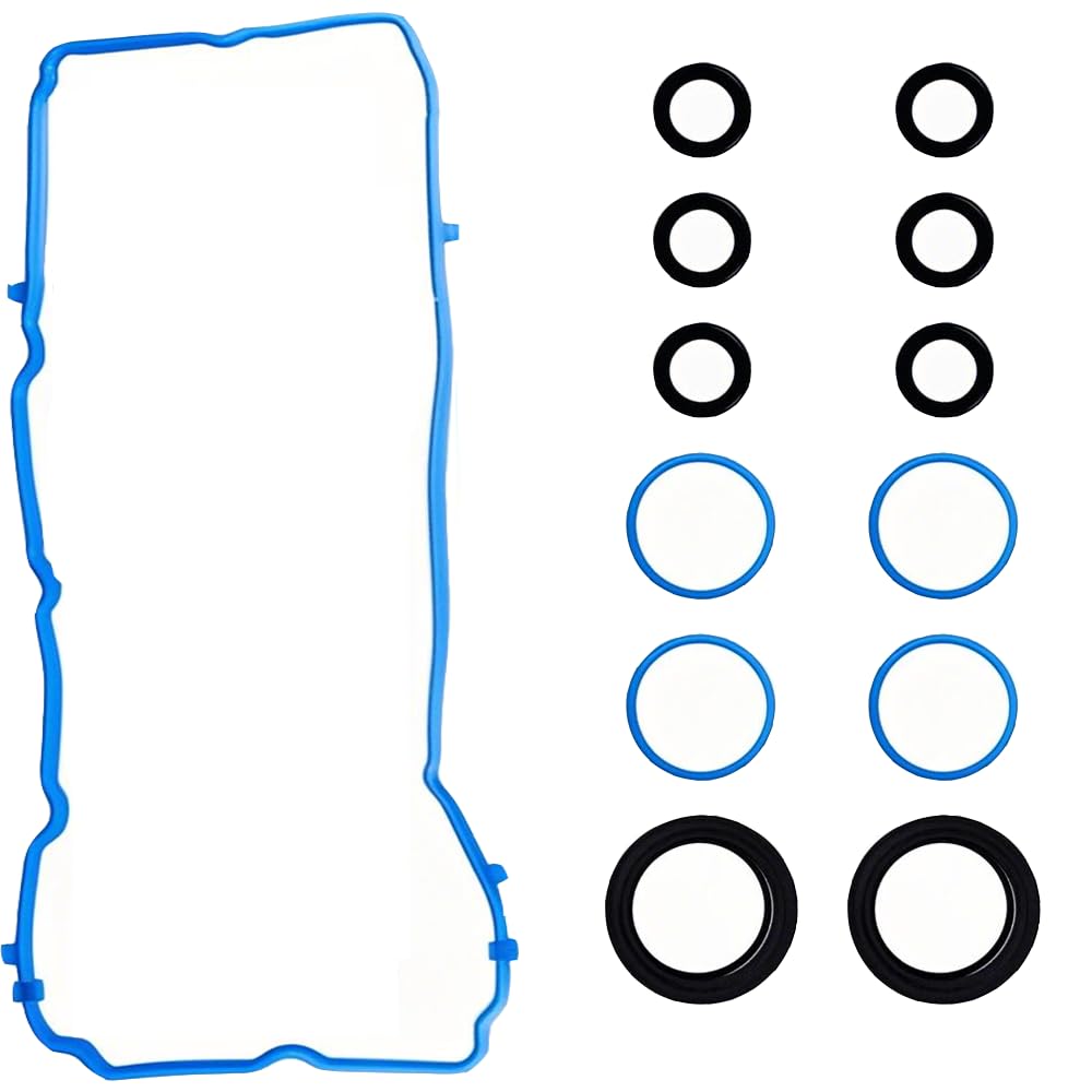 3.6L High-Performance Valve Cover Gasket Set + Intake Manifold Gasket Set 2011-| Compatible With Chrysler 200/300, Dodge Challenger/Jeep